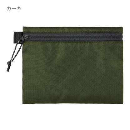 リップストップフラットポーチ（S） | ノベルティ(小物) | 1枚 | TP-0059 | ホワイト