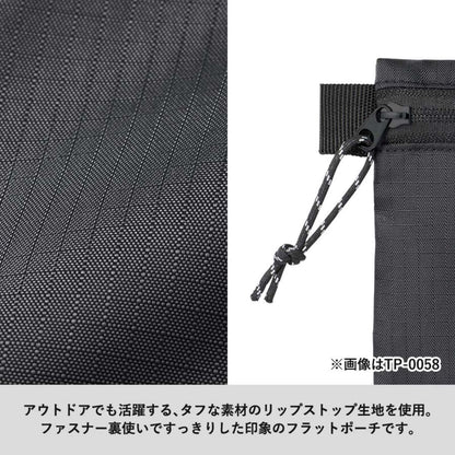 リップストラップフラットポーチ（M） | ノベルティ(小物) | 1枚 | TP-0060 | ホワイト