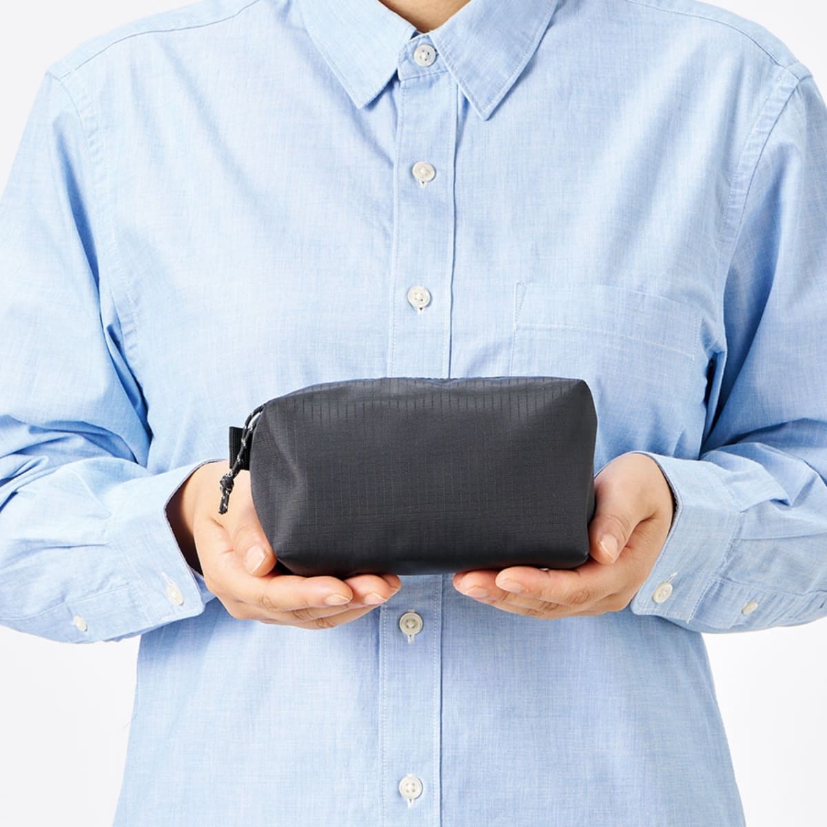 リップストップスクエアポーチ（M） | ノベルティ(小物) | 1枚 | TP-0061 | ベージュ