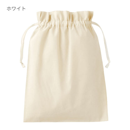 コットンカラーリボン巾着（L） | ノベルティ(小物) | 1枚 | TP-0067 | ライトブルー