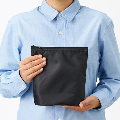 ライトクーラーガゼットマチ付ポーチ | ノベルティ(小物) | 1枚 | TP-0073 | オフホワイト