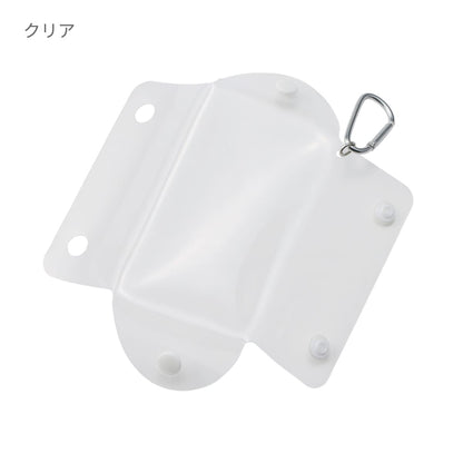 クリアマルチケース | ノベルティ(小物) | 1枚 | TP-0083 | レッド