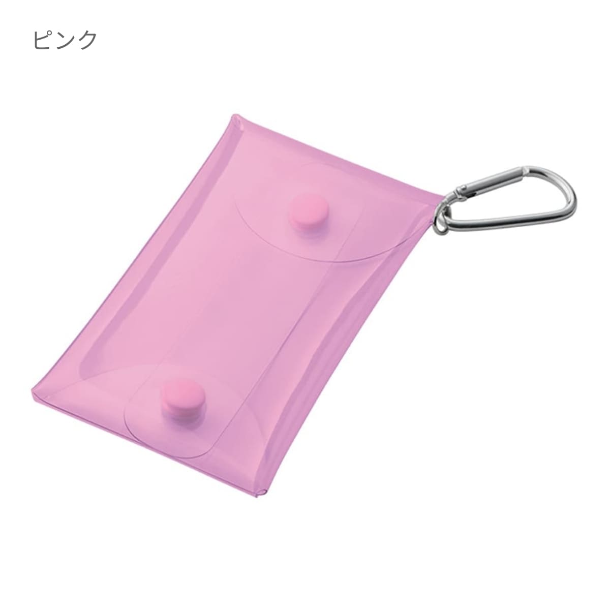 クリアマルチケース | ノベルティ(小物) | 1枚 | TP-0083 | レッド