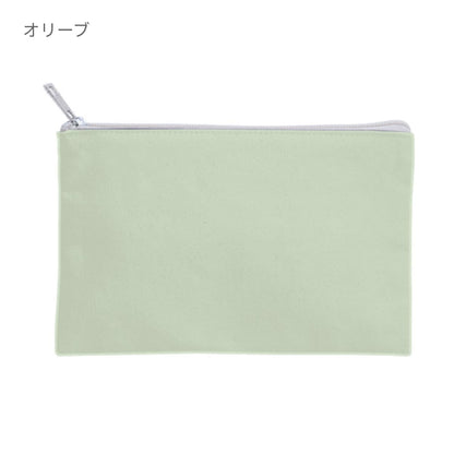 キャンバス フラットポーチ（S） | ノベルティ(小物) | 1枚 | TR-0822 | ナイトブラック