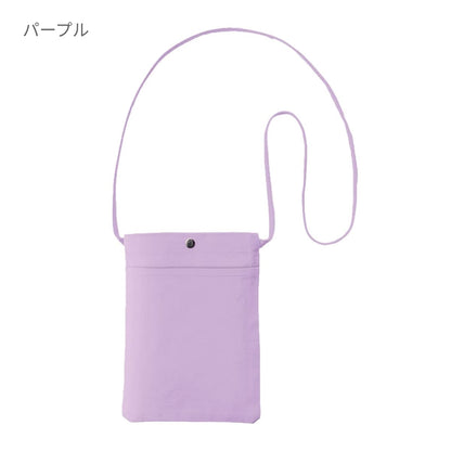 キャンバス フロントポケットサコッシュ | ノベルティ(小物) | 1枚 | TR-1082 | ナチュラル