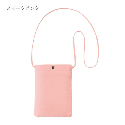 キャンバス フロントポケットサコッシュ | ノベルティ(小物) | 1枚 | TR-1082 | ナイトブラック