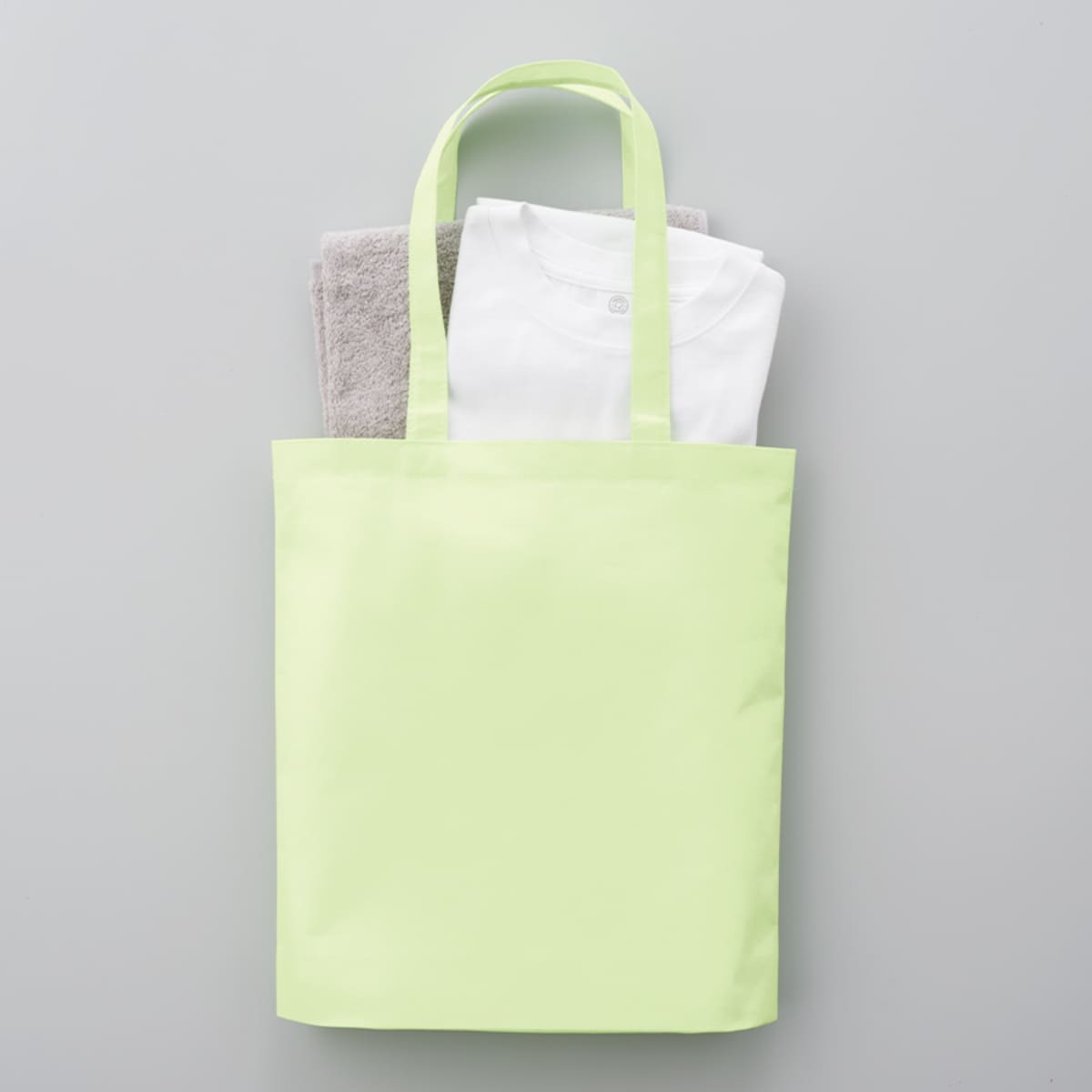 不織布ガゼットマチ付ショルダートート | ノベルティ(小物) | 1枚 | TR-1341 | ナイトブラック