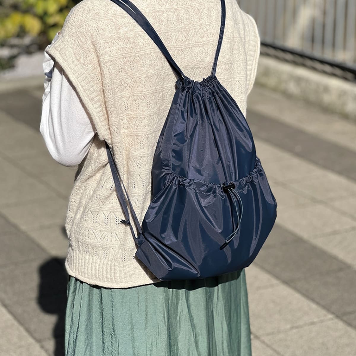 ギャザーポケットポリサック | ノベルティ(小物) | 1枚 | TR-1362 | ブラック