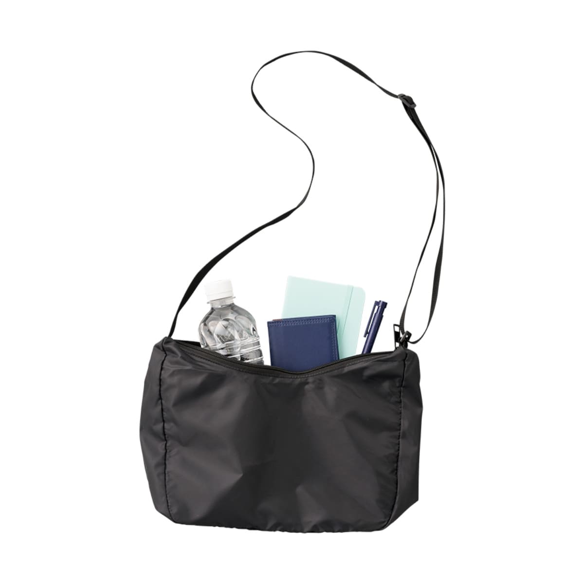 ラウンドポリショルダーバッグ | ノベルティ(小物) | 1枚 | TR-1364 | ネイビーブルー