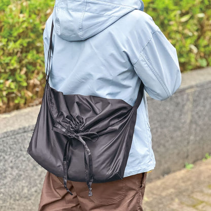 巾着ポリショルダーバッグ | ノベルティ(小物) | 1枚 | TR-1365 | ブラック