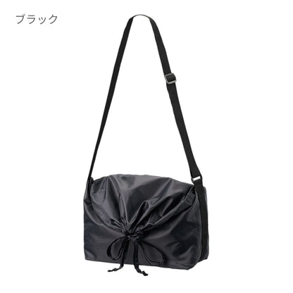 巾着ポリショルダーバッグ | ノベルティ(小物) | 1枚 | TR-1365 | ネイビーブルー