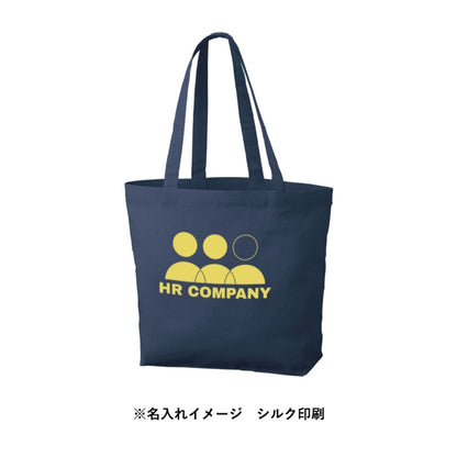 厚手コットンベーシックトート(M)ワイド | ノベルティ(小物) | 1枚 | TR-1378 | ブラック