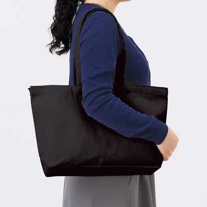 キャンバスデイリートート(M)ワイド | ノベルティ(小物) | 1枚 | TR-1381 | ミッドナイトブルー