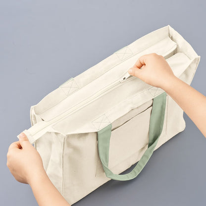 キャンバスカラーハンドルスクエアキャリーオントート | ノベルティ(小物) | 1枚 | TR-1384 | チェリーレッド