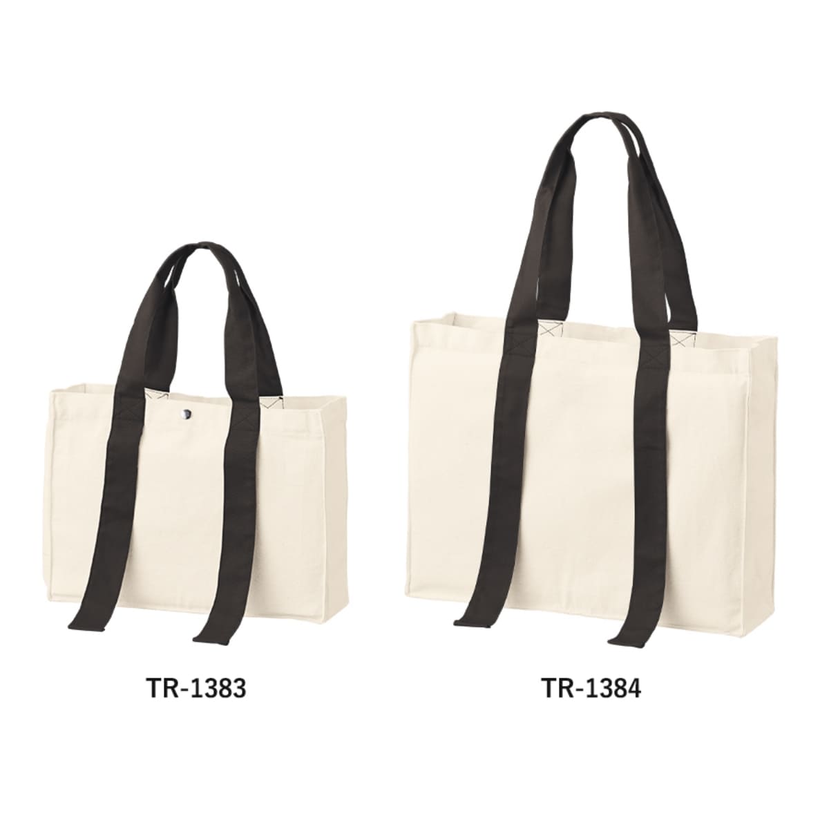 キャンバスカラーハンドルスクエアキャリーオントート | ノベルティ(小物) | 1枚 | TR-1384 | スモークピンク