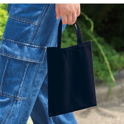 ライトキャンバスフラットバッグ（S） | ノベルティ(小物) | 1枚 | TR-1408 | ブラック