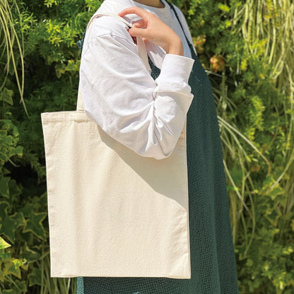 ライトキャンバスフラットバッグ（L） | ノベルティ(小物) | 1枚 | TR-1410 | ネイビー