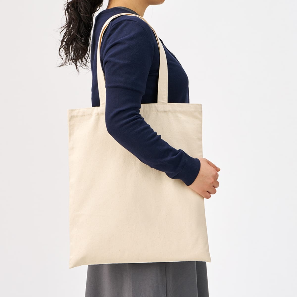 ライトキャンバスフラットバッグ（LL） | ノベルティ(小物) | 1枚 | TR-1411 | ナチュラル