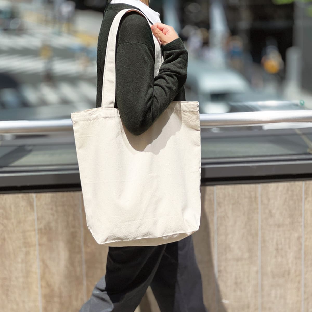 ライトキャンバストート（L） | ノベルティ(小物) | 1枚 | TR-1414 | ナチュラル