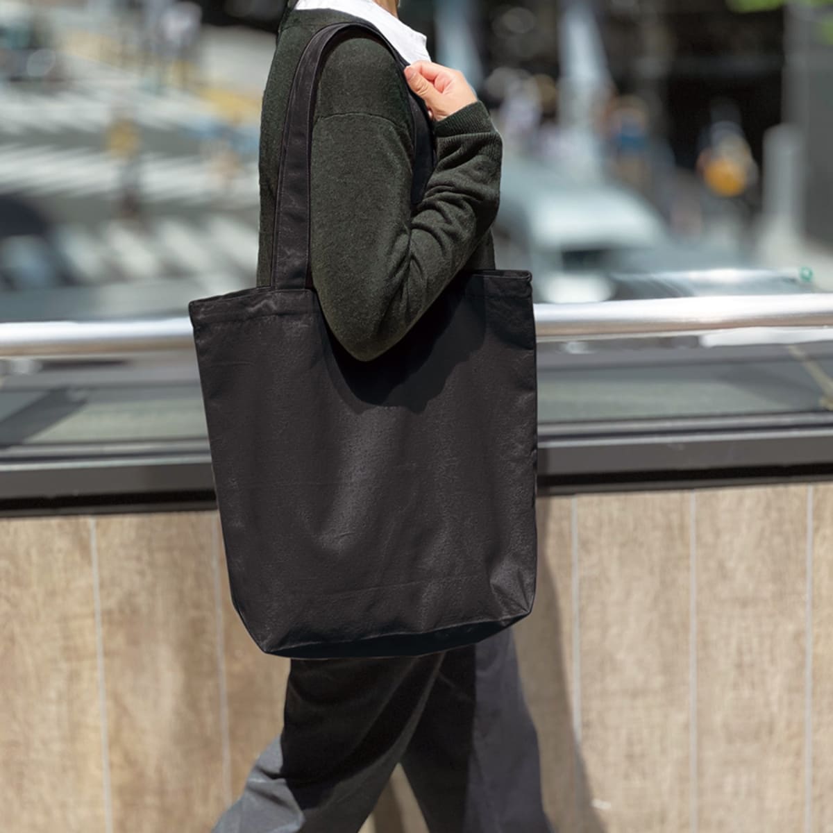 ライトキャンバストート（L） | ノベルティ(小物) | 1枚 | TR-1414 | ブラック