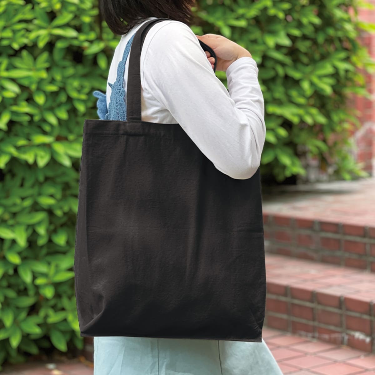 ライトキャンバス横マチトート | ノベルティ(小物) | 1枚 | TR-1415 | ネイビー