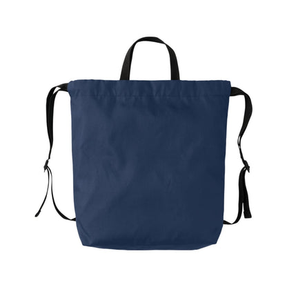 ハンドル付ポリ巾着リュック | ノベルティ(小物) | 1枚 | TR-1417 | ネイビー
