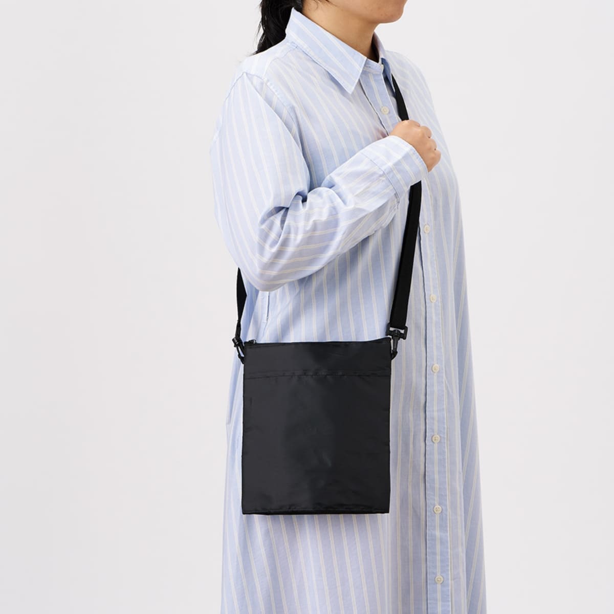 保冷ボトルホルダーサコッシュ ワイド | ノベルティ(小物) | 1枚 | TR-1441 | ブラック