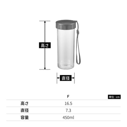 防災緊急7点セット ボトルタイプ ブラック | ノベルティ(小物) | 1枚 | TS-1681 | ブラック