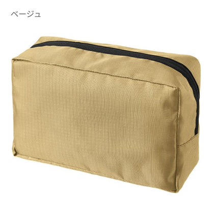 リップストップスクエアポーチ（L） | ノベルティ(小物) | 1枚 | TP-0062 | ブラック