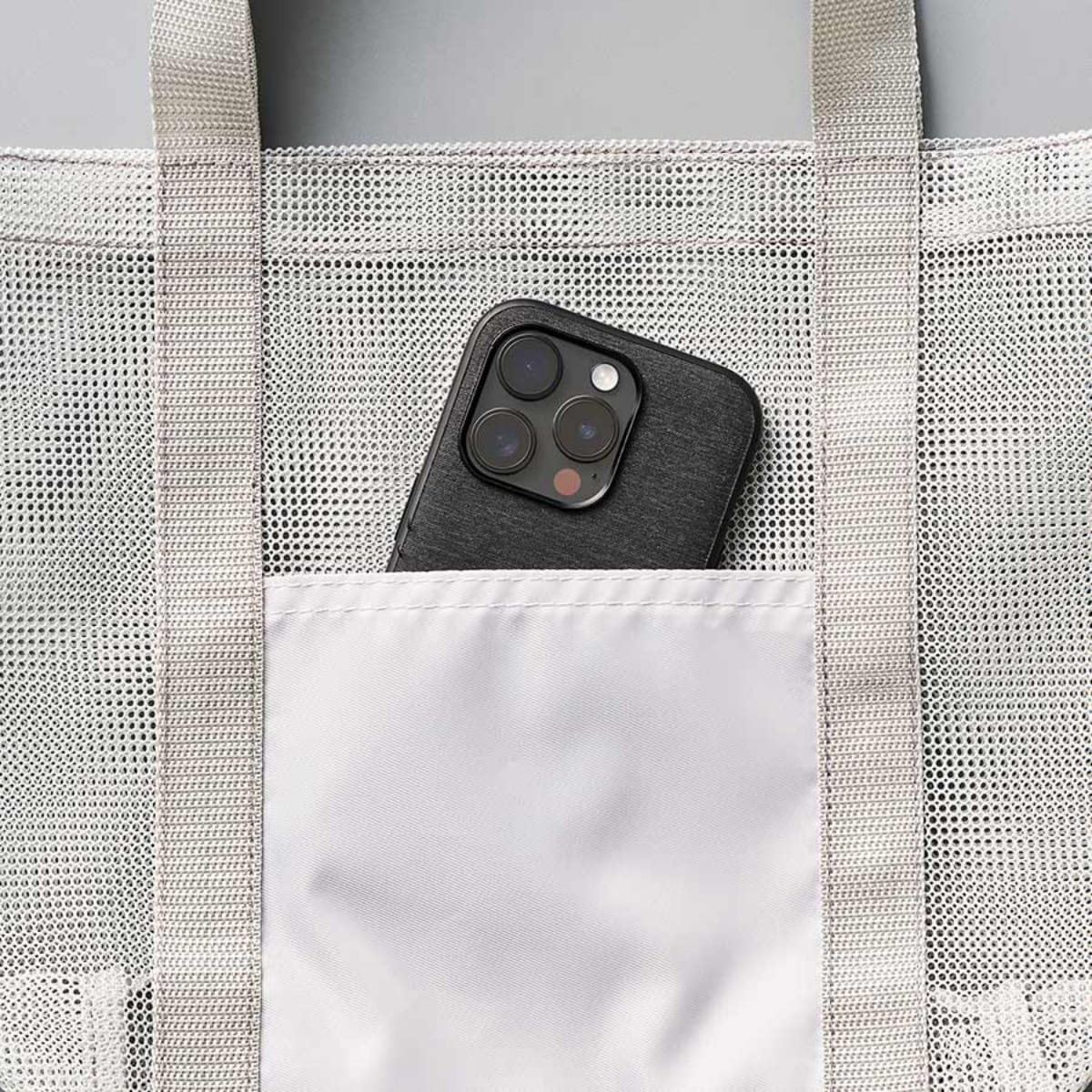 メッシュライントート（M） | ノベルティ(小物) | 1枚 | TR-1395 | ブラック