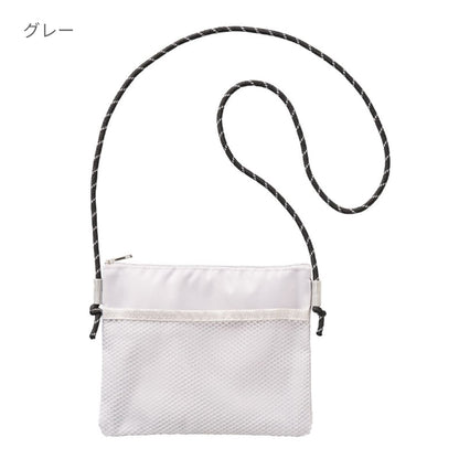メッシュポケットサコッシュ | ノベルティ(小物) | 1枚 | TR-1397 | グレー
