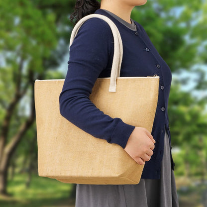 ジュート保冷トート（M） | ノベルティ(小物) | 1枚 | TR-1406 | ナチュラルホワイト