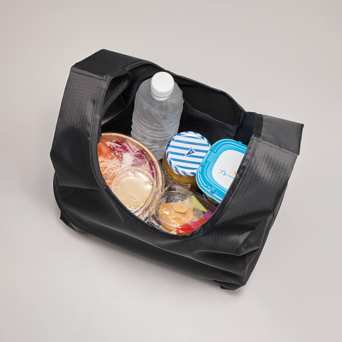 リップストップマルシェバッグ（M） | ノベルティ(小物) | 1枚 | TR-1423 | ブラック