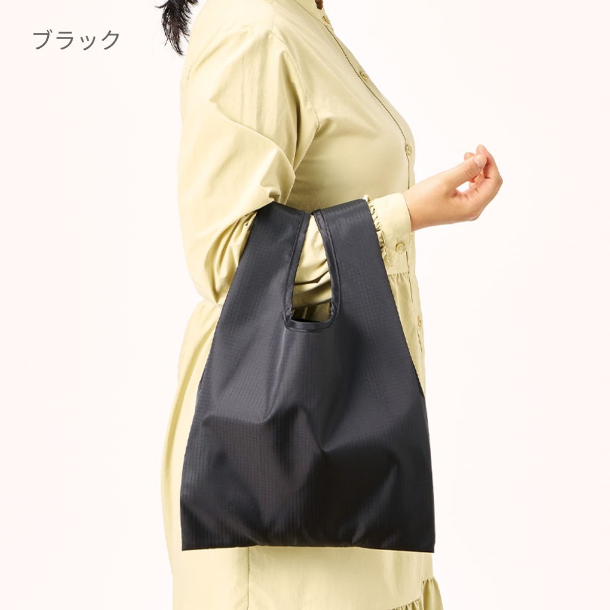 リップストップマルシェバッグ（M） | ノベルティ(小物) | 1枚 | TR-1423 | ブラック