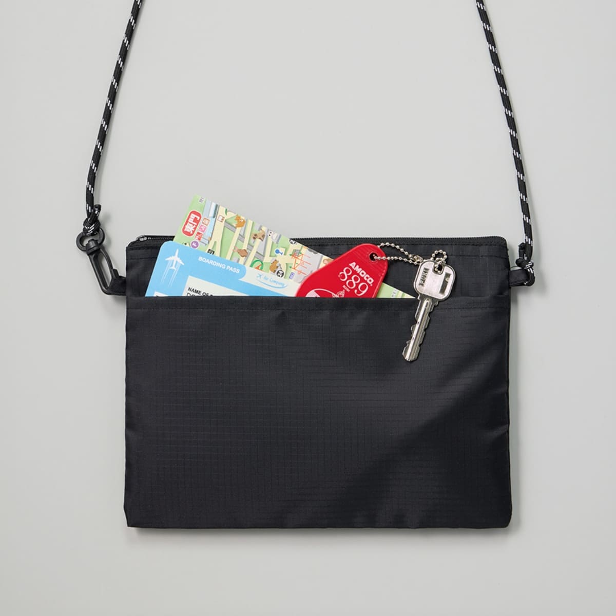 リップストップポケットサコッシュ | ノベルティ(小物) | 1枚 | TR-1425 | ベージュ