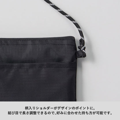 リップストップポケットサコッシュ | ノベルティ(小物) | 1枚 | TR-1425 | ブラック