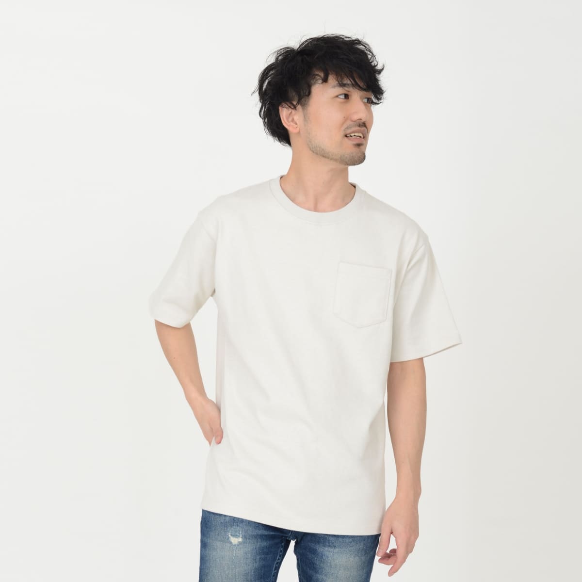 10.2オンスポケット付きスーパーヘビーウェイトTシャツ | メンズ | 1枚 | MS1157 | スモーキーブルー
