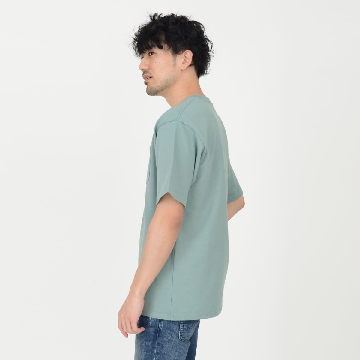10.2オンスポケット付きスーパーヘビーウェイトTシャツ | メンズ | 1枚 | MS1157 | スモーキーブルー