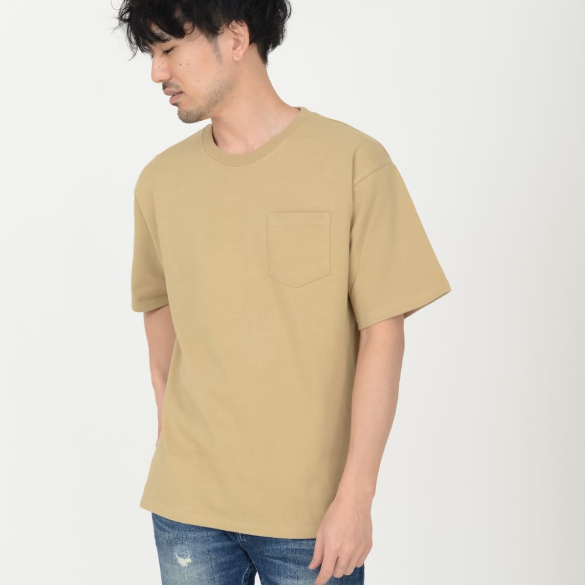 10.2オンスポケット付きスーパーヘビーウェイトTシャツ | メンズ | 1枚 | MS1157 | スモーキーブルー