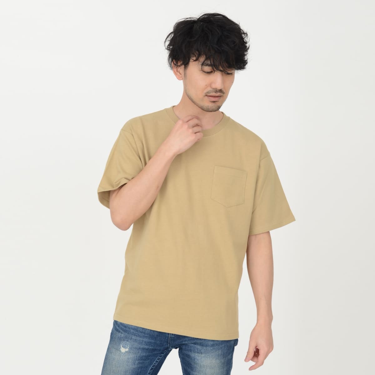 10.2オンスポケット付きスーパーヘビーウェイトTシャツ | メンズ | 1枚 | MS1157 | スモーキーブルー
