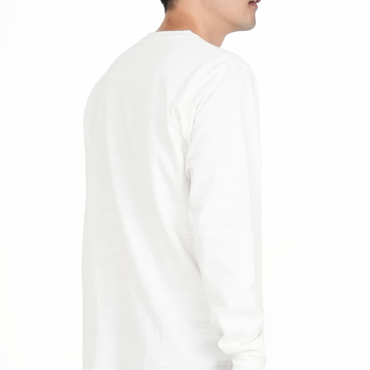 スラブ長袖Tシャツ | メンズ | 1枚 | MS1168 | ブラック – Tshirt.st