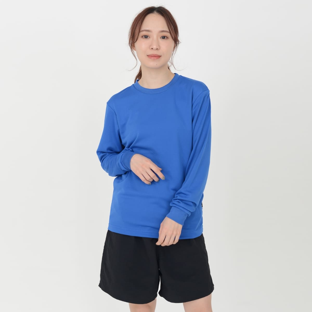 4.3オンスドライロングスリーブTシャツ（ポリジン加工） | メンズ | 1枚 | MS1609 | ライトパープル