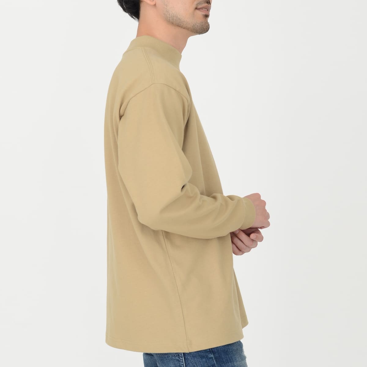 10.2オンススーパーヘビーウェイトモックネックTシャツ | メンズ | 1枚 | MS1610 | ブラック