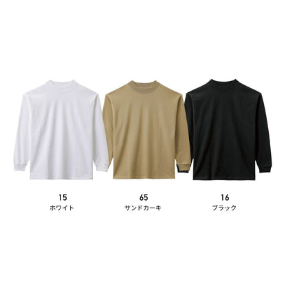 10.2オンススーパーヘビーウェイトモックネックTシャツ | メンズ | 1枚 | MS1610 | ブラック