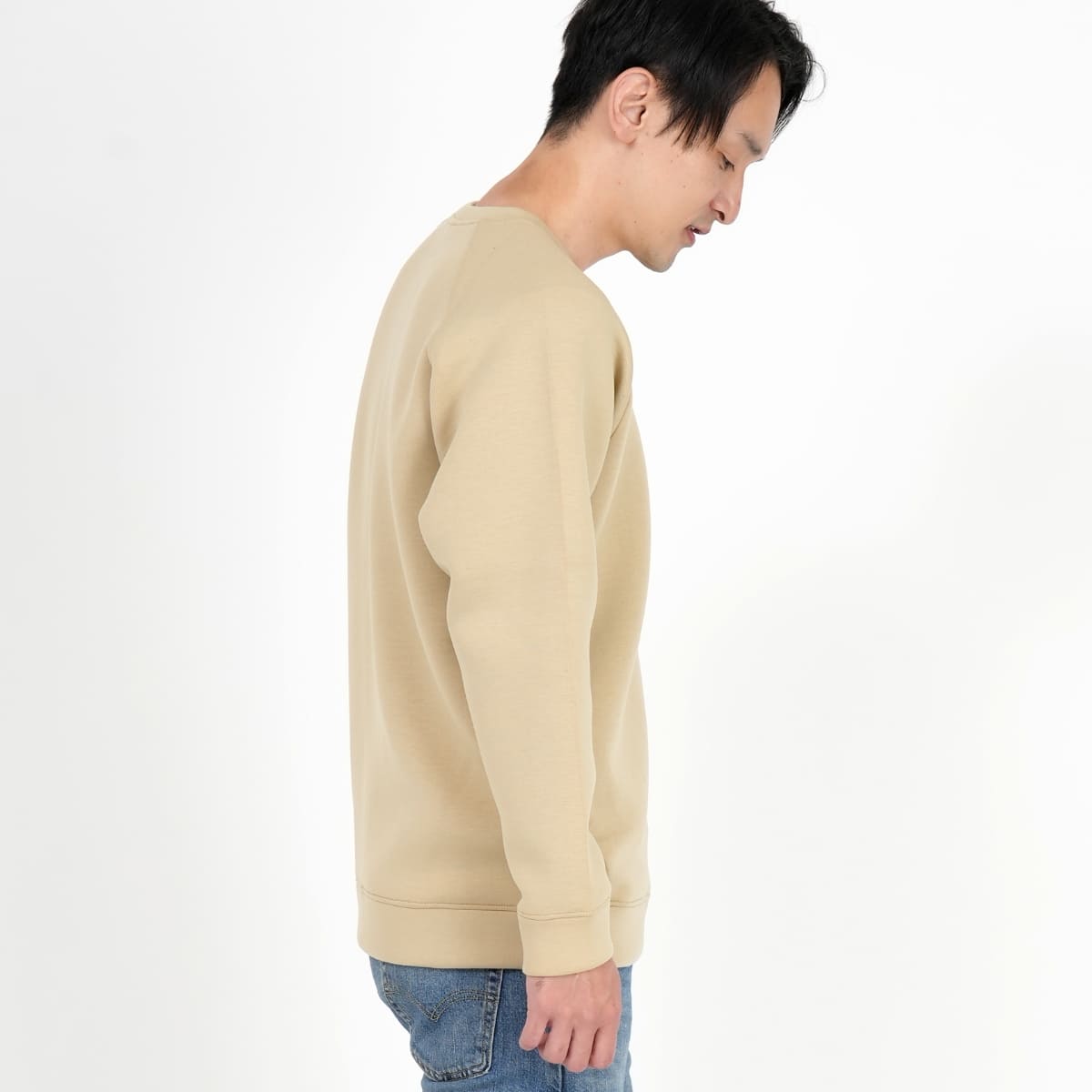 ドライストレッチクルーネックトレーナー | メンズ | 1枚 | MS2131 | 杢グレー