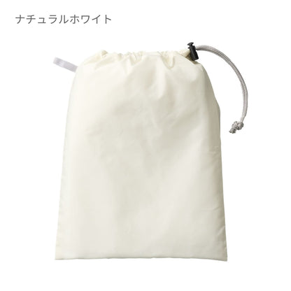 ファインライトポリ巾着(M) | ノベルティ(小物) | 1枚 | TP-0020 | ナチュラルホワイト