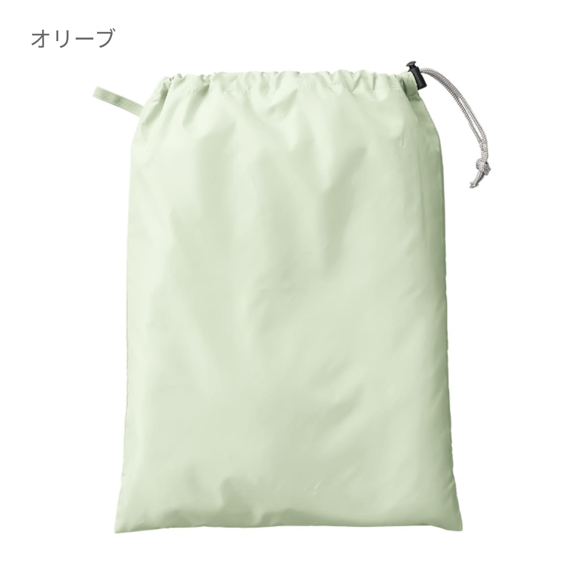 ファインライトポリ巾着(L) | ノベルティ(小物) | 1枚 | TP-0021 | ナチュラルホワイト