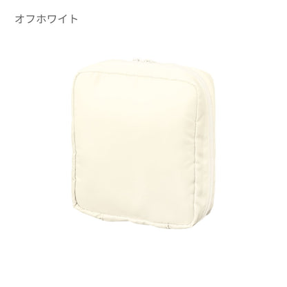 マルチポケットポリポーチ スクエア | ノベルティ(小物) | 1枚 | TP-0026 | グレージュ