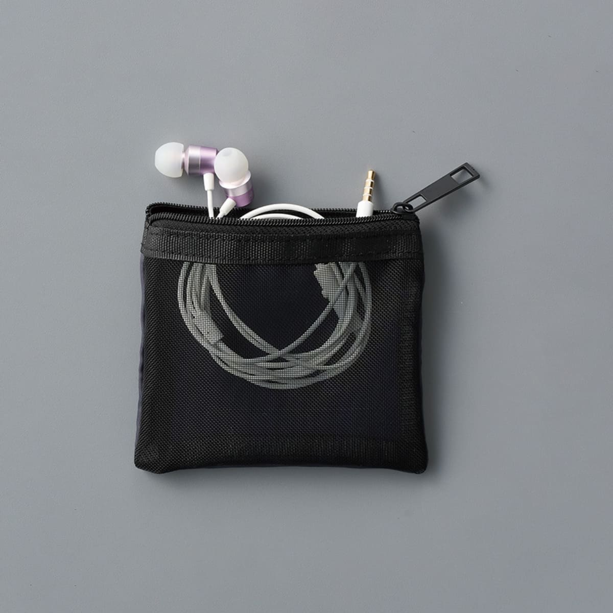 メッシュフラットポリポーチ(SS) | ノベルティ(小物) | 1枚 | TP-0028 | グレージュ