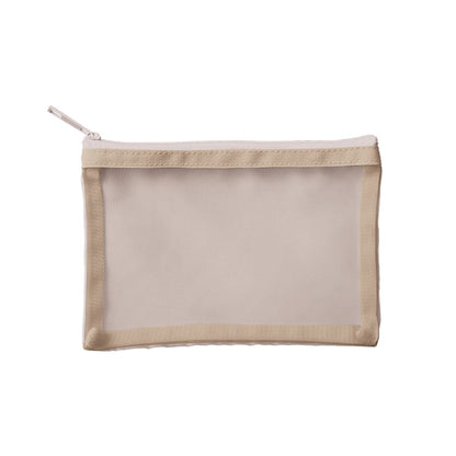 メッシュフラットポリポーチ(S) | ノベルティ(小物) | 1枚 | TP-0029 | グレージュ